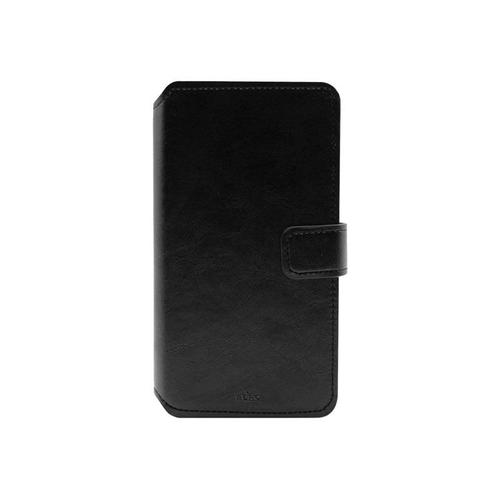 Puro Universal Wallet 360° - Xxl - Étui À Rabat Pour Téléphone Portable - Cuir Écologique - Noir