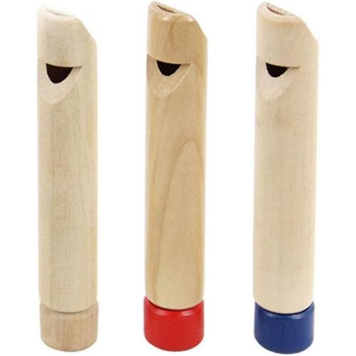 3pcs Diapositives Pour Enfants Whistle Pour Enfants Train En Bois Sifflets Jouet Instruments De Musique