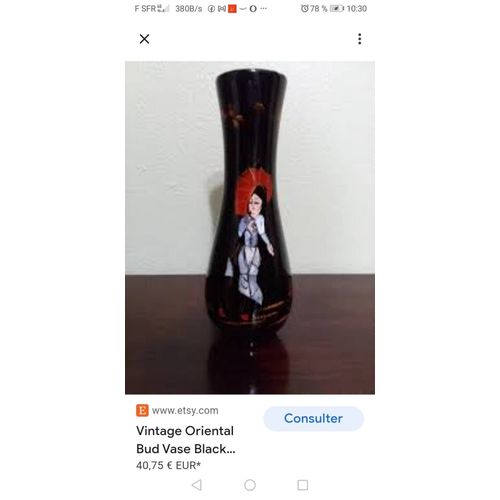 Vase Viêtnam en Bois