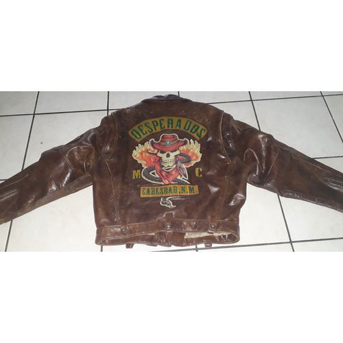 Johnny Hallyday Introuvable Blouson Cuir Desperados Avirex Rebel Rodeo Tour 93