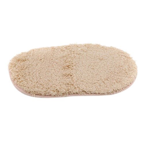 Tapis de bain à Absorption d'eau douce, épais, antidérapant, en forme d'ellipse, pour porte de sol de toilette, salle de bain, mousse à mémoire de forme