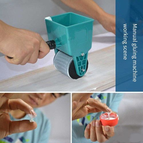 Applicateur de colle Portable 3 pouuces, seaux de peinture, rouleau de colle manuel pour le travail du bois, outil de peinture