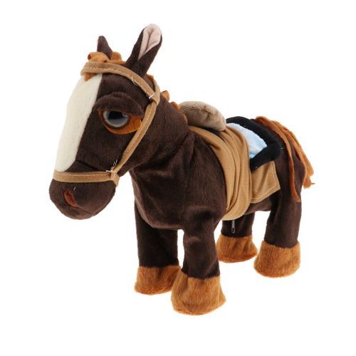 Animal En Peluche Animal De Compagnie, Cheval En Peluche, Animal De Compagnie Musical, Jouet Interactif En Peluche Pour Enfants, Temps De Jeu, Journées En Famille