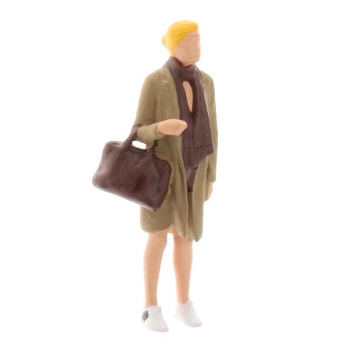 Diorama À Échelle Miniature Pour Femmes, Fournitures De Décoration De Bureau Sur Rail De Rue