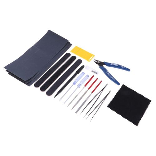 Kit D'outils De Modélisme Militaire, Pince À Graver, Pincettes, Outil D'assemblage Poli, Ensemble Professionnel Pour Gundam, 17 Pièces/Ensemble-Générique