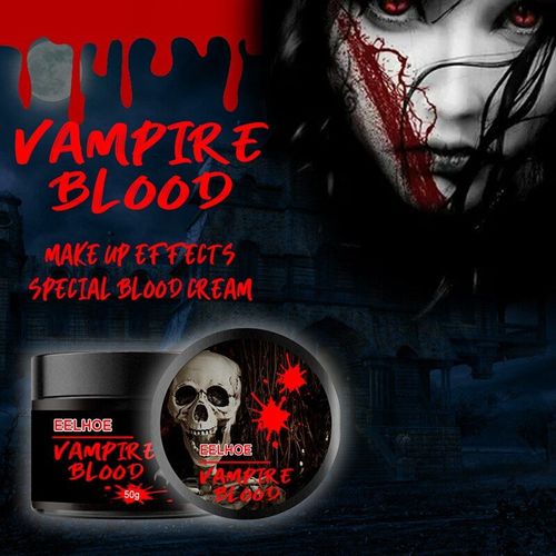 Accessoires De Mascarade D'halloween, Simulation De Sang, Déguisement Cosplay, Maquillage De Fête Pour Hommes Femmes Enfants 50g Lbe