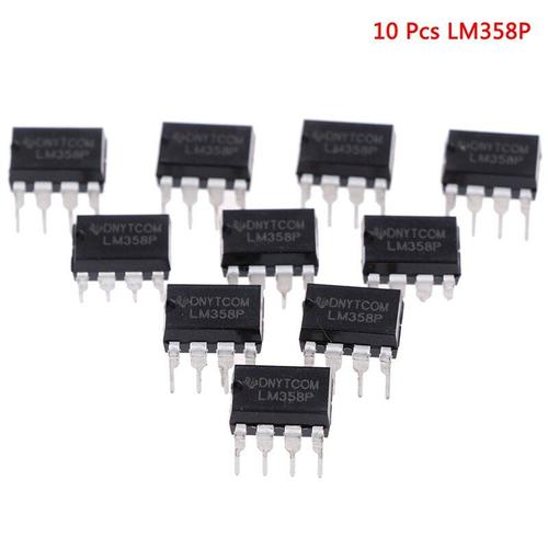 Amplificateur opérationnel LM358P DIP8 LM358 DIP LM358N, 10 pièces