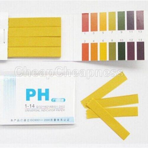 Papier de Test 031N 358A 80 bandelettes, gamme complète PH acide alcalin 1 14, Kit de Test de tournesol, 1 pièces, offre spéciale