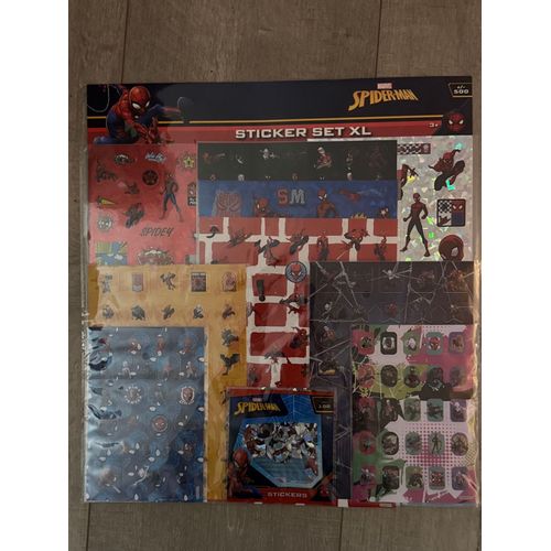 500 Autocollants Marvel Spiderman 