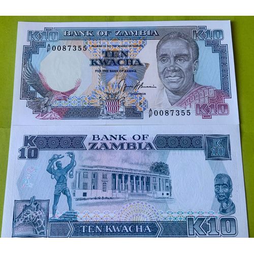 Billet Zambie 10 Kwacha
