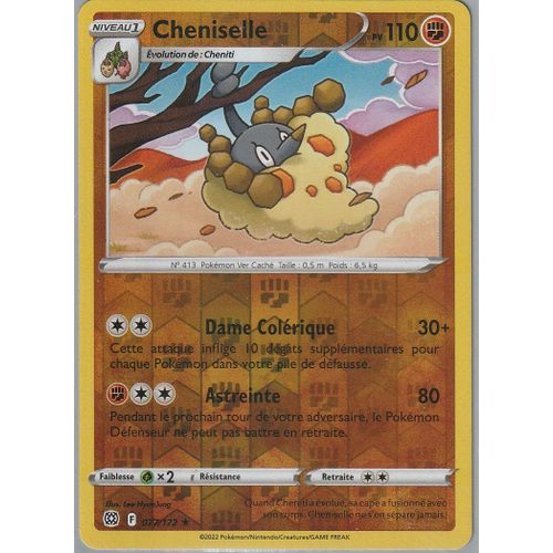 Carte Pokemon - Cheniselle - 077/172 - Holo-Reverse - Eb9 Stars Etincelantes -