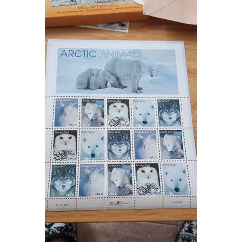 Planche De Timbres Usa Arctic Animals