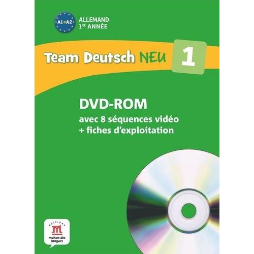 Allemand 1re Année A1-A2 Team Deutsch Neu 1 - (1 Cederom + 1 Dvd)