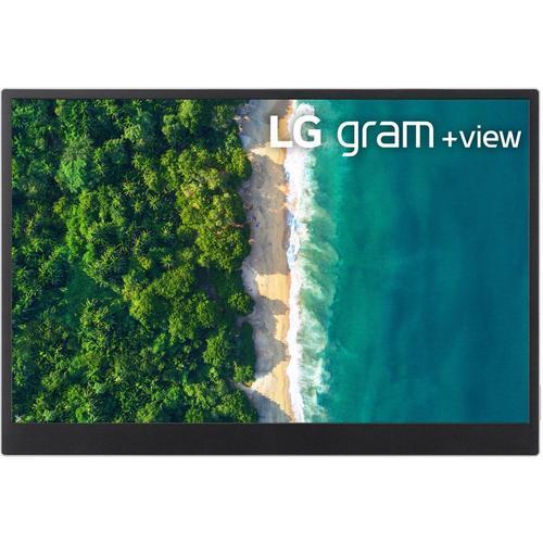LG gram +view 16MQ70 - Écran LED - 16" - portable - 2560 x 1600 WQXGA - IPS - 350 cd/m² - 1200:1 - 2xUSB-C - argent