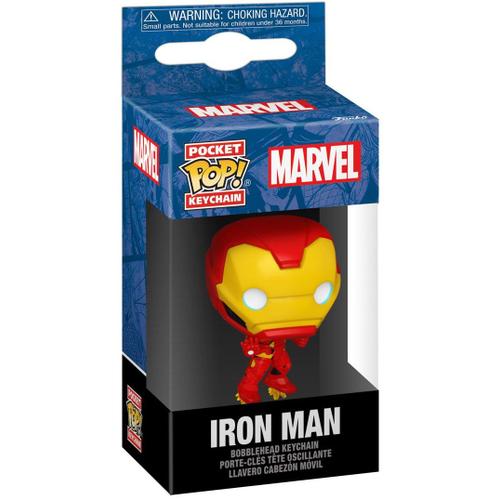 Marvel Présentoir Porte-Clés Pop! Vinyl New Classics - Iron Man 4 Cm