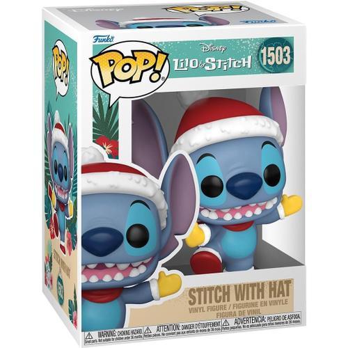 Figurine Funko Pop - Lilo Et Stitch [Disney] N°1503 - Stitch Avec Bonnet (80037)