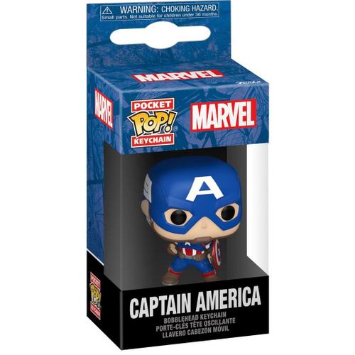 Marvel Présentoir Porte-Clés Pop! Vinyl New Classics - Captain Americ