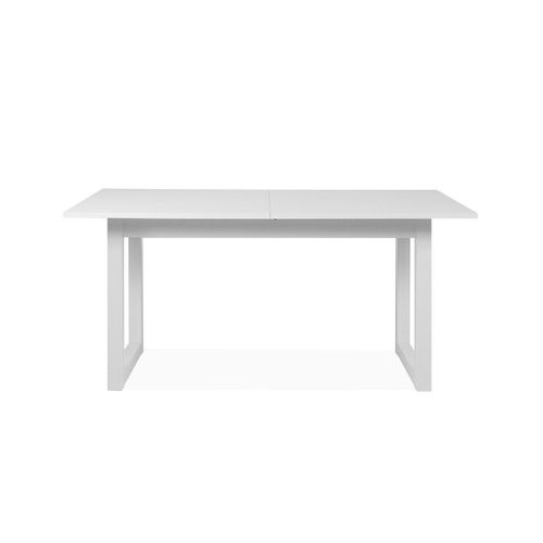 Table À Manger Extensible 6 À 8 Personnes L160/200 Cm - Blanc