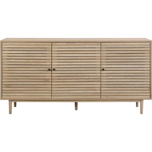 Buffet 3 Portes Couleur Chêne 160 Cm