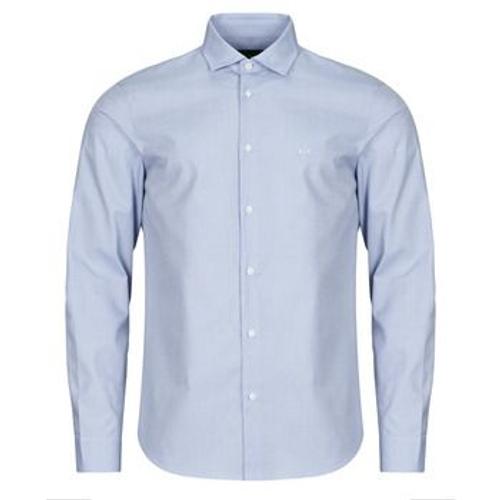 Chemise Armani Exchange 6dzc22 Bleu