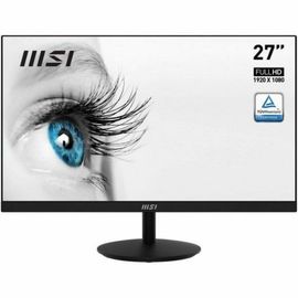 MSI PRO MP271A - Écran LCD - 27" - 1920 x 1080 Full HD (1080p) @ 100 Hz - IPS - 300 cd/m² - 1000:1 - 1 ms - HDMI, VGA, DisplayPort - haut-parleurs - noir