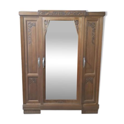 Armoire Art Dco 3 Portes Bois