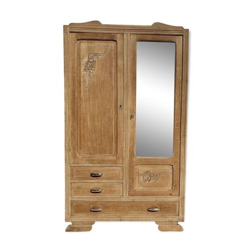 Armoire Parisienne Style Art Deco Bois