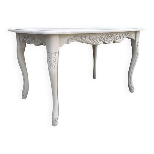 Petite Table Basse Ou Daposappoint Chne Style Baroque Vintage Gris