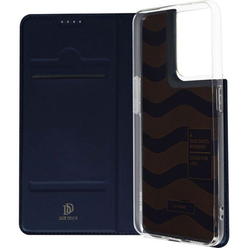 Etui Dux Ducis Oppo Reno 8 5g Porte-Carte Bleu Nuit