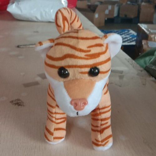 Poupées Tigre En Peluche, Jouet De Dessin Animé Pour Enfants, Simulation D'animal Durable, Cadeau Créatif Pour Vacances, Anniversaire