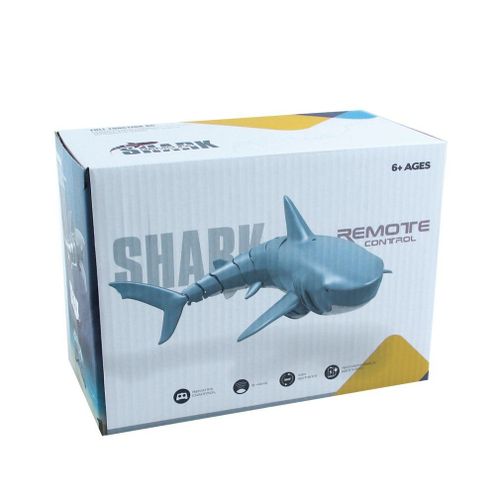Jouet À Piles 1:18, Bateau Requin Télécommandé, Étanche Et Rechargeable, Pour Piscine Et Salle De Bain, 2.4g