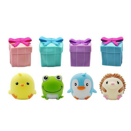 Boîte-Cadeau À Rabat Pour Jouets Fidget, Pince En Silicone Pour Animaux De Compagnie, Jouet Expression, Décompression, Artisanat, 1/4 Pièces