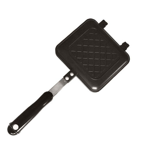 Plaque de Barbecue à pain, poêle à Sandwich Double face antiadhésive adaptée à la cuisson du pain au four électrothermique au feu de camp