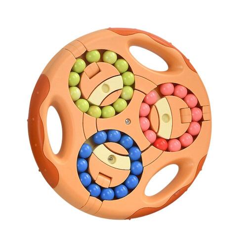 Cube Rotatif De Doigt D'Intelligence De Haricot Pour Enfants, Gyro Disk, Jouet Éducatif, Cadeaux De Journée Pour Enfants