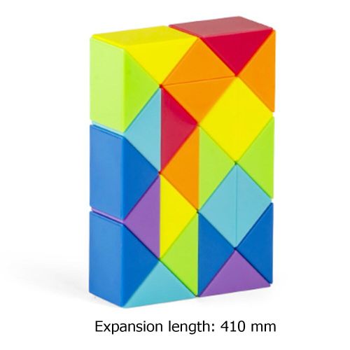 Jouet Éducatif Pliant Pour Enfant, 24/36/48/60/72 Cubes Torsadés De Serpent, Anti-Stress, Cadeaux, Règle Magique