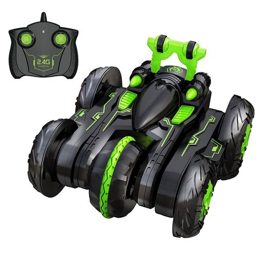 Voiture De Cascadeur 2.4ghz 3d Rotative Pour Enfant, Robot Électrique À Bascule, Jouet Pour Garçon