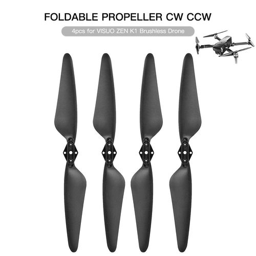 Lames D'Hélice Pliable Cw Ccw Rc Pour Drone Visuo Zen K1 Rc Sans Balais, 2 Paires, Accessoires De Pièces Rc-Générique