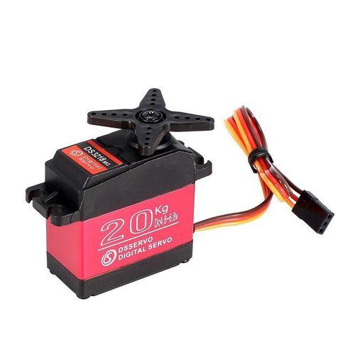 engrenage numérique en métal DS3218MG, 20kg, Servo de direction numérique pour voiture RC Baja, Buggy, camion, bateau, avion, hélicoptère