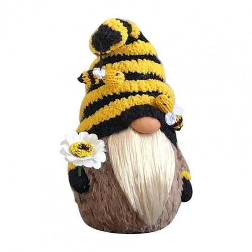 Poupée Sans Visage En Peluche, Coton Tricoté Attrayant, Durable, Créative, Fleur Suédoise, Miel, Abeille, Gnome, Décoration De Chambre À Coucher Pour La Maison