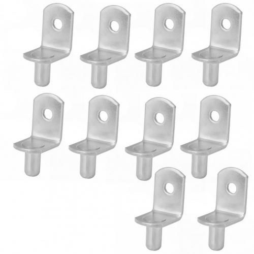 Supports de plaques en forme de L en fer à roulement solide, Supports d'étagère polyvalents pour garde-robe, 10 pièces, nouveau