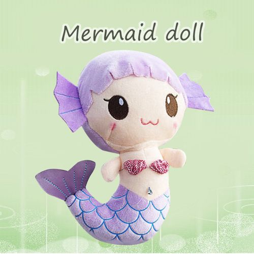 Peluche Princesse En Coton Pp Pour Enfants, Cadeau Mignon Pour Petites Filles, Petite Sirène