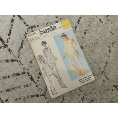 Patron De Couture Burda 80016
