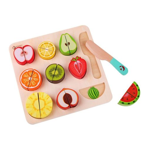 Classic World - Puzzle Fruits À Couper - Dès 18 Mois