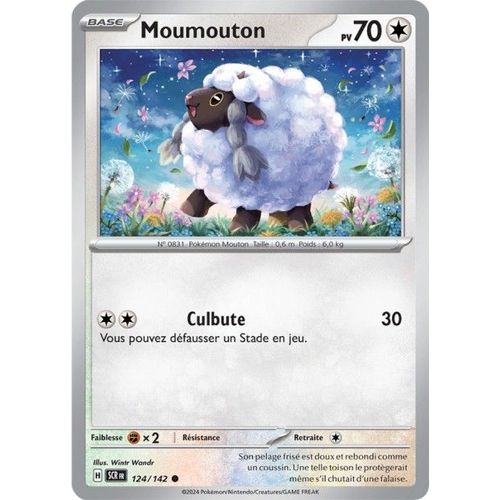 Carte Pokémon - Moumouton - 124/142 - Ev7 Couronne Stellaire