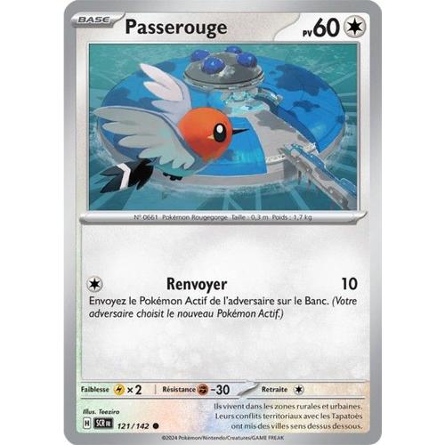 Carte Pokémon - Passerouge - 121/142 - Ev7 Couronne Stellaire