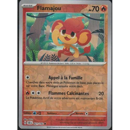 Carte Pokémon - Flamajou - 021/142 - Reverse - Ev7 Couronne Stellaire