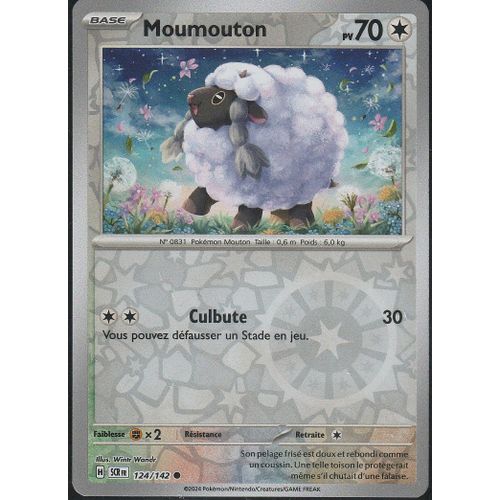 Carte Pokémon - Moumouton - 124/142 - Reverse - Ev7 Couronne Stellaire