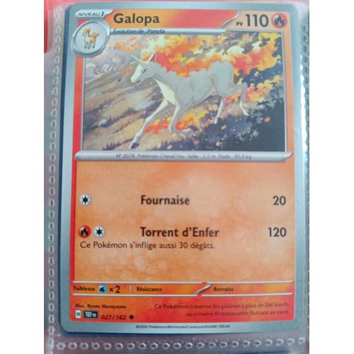 Peu Commune - Pokemon - Forces Temporelles - Galopa 27/162