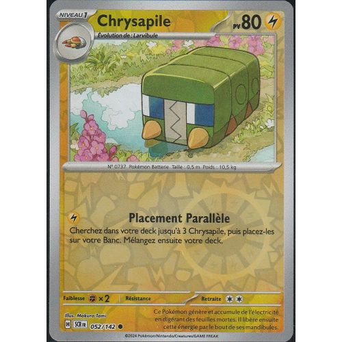 Carte Pokémon - Chrysapile - 052/142 - Reverse - Ev7 Couronne Stellaire