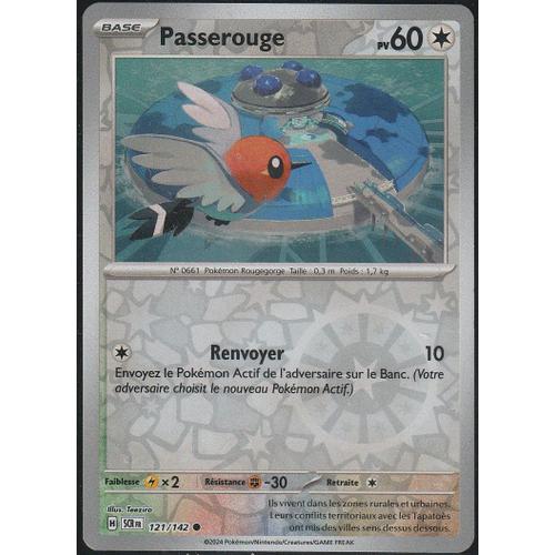 Carte Pokémon - Passerouge - 121/142 - Reverse - Ev7 Couronne Stellaire